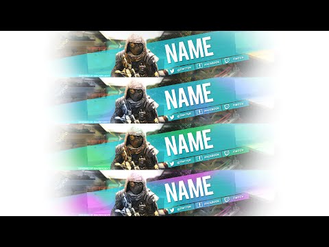 YouTube Banner Template Free