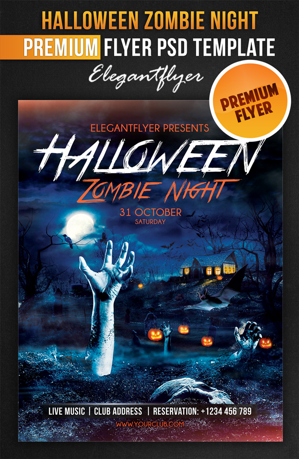 Zombie Flyer Template