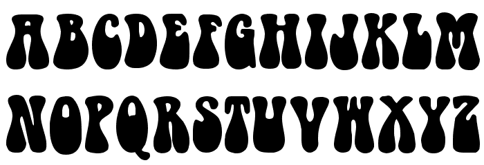 1960s Hippie Font