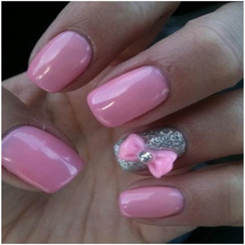 3D Nail Designs with Bows 3D Nail Designs with Bows