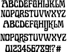 60s Lettering Font Styles