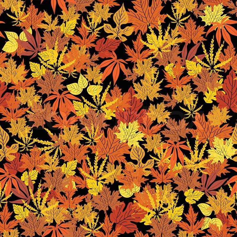 Abstract Fall Leaf Patterns Abstract Fall Leaf Patterns