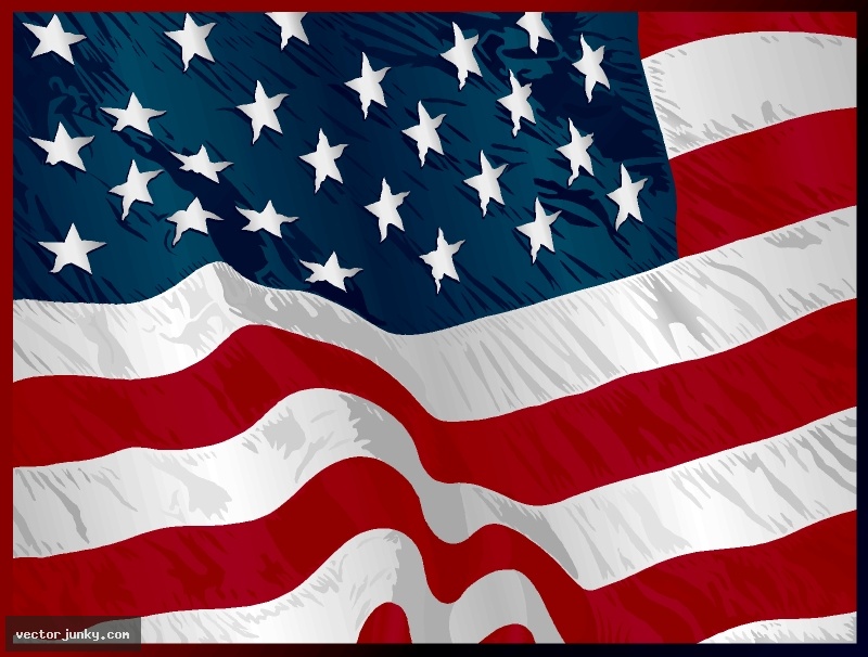 American Flag Vector Free Download