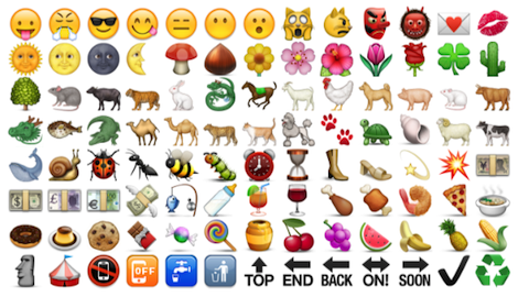 Animal iPhone Emoji Symbols