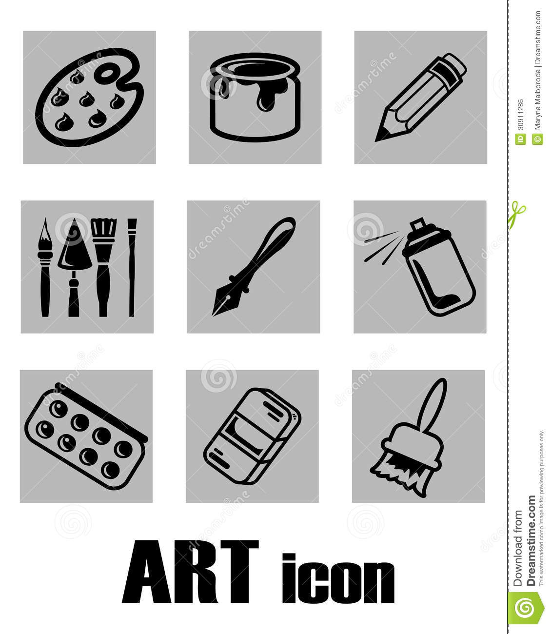 Art Supplies Icon