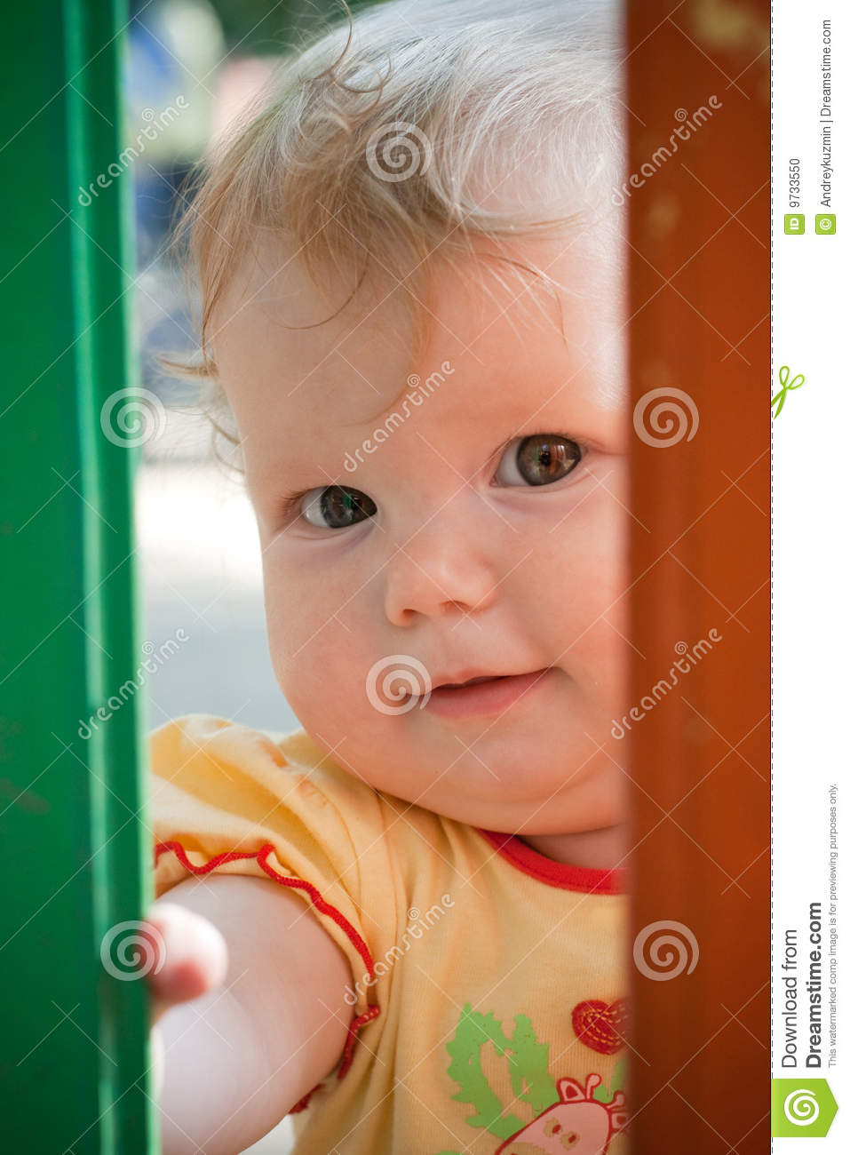 Baby Girl Outdoor Portrait