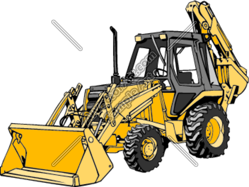 Backhoe Clip Art