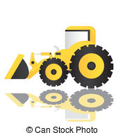 Backhoe Vector Clip Art