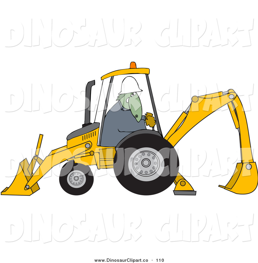 Backhoe Vector Clip Art