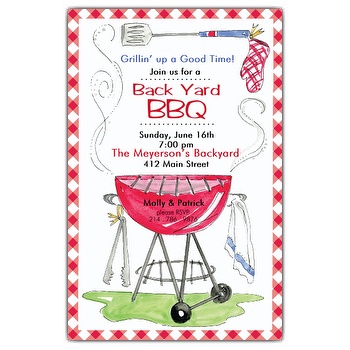 BBQ Invitation Clip Art Borders