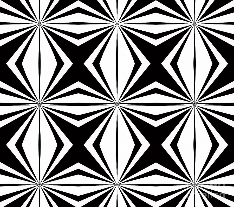 Black and White Geometric Patterns