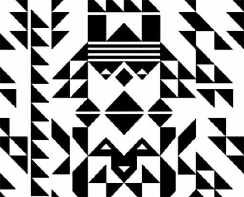 Black and White Geometric Patterns