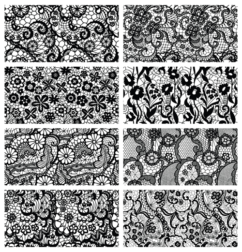 17 Lace Pattern Vector Images