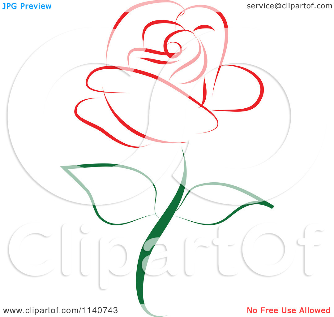 Black White Rose Clip Art