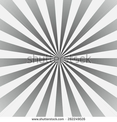 Black White Sunburst Vector