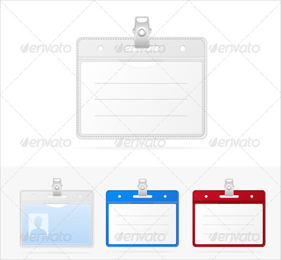 Blank ID Badge Template Downloads