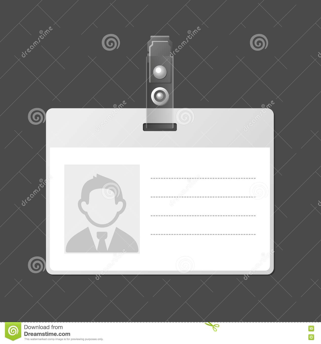 Blank ID Card Template