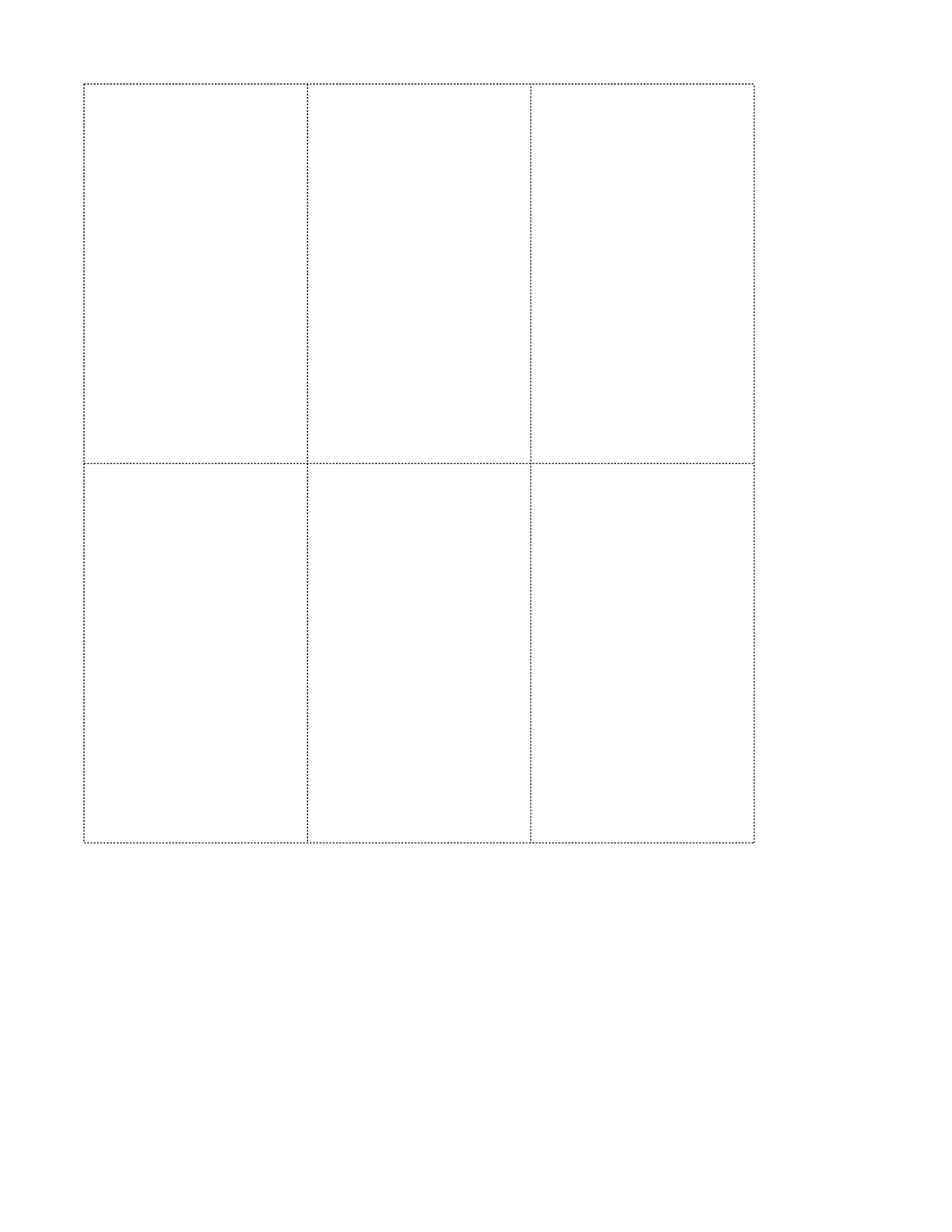 Blank Playing Card Template