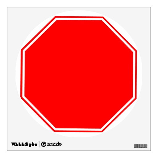 Blank Stop Sign Template