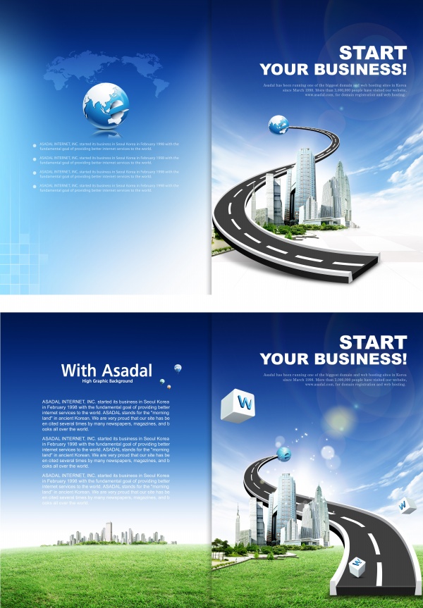 Book Cover Design Template PSD