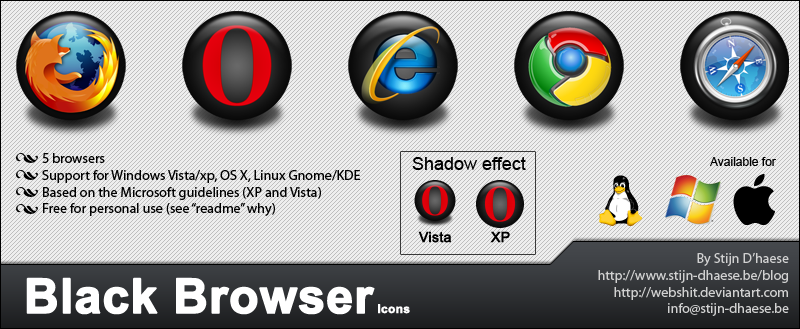 Browser Icon Black