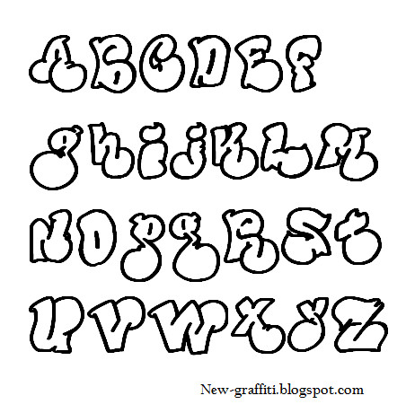 Bubble Letters Alphabet Font