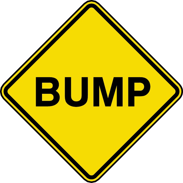Bump Street Sign