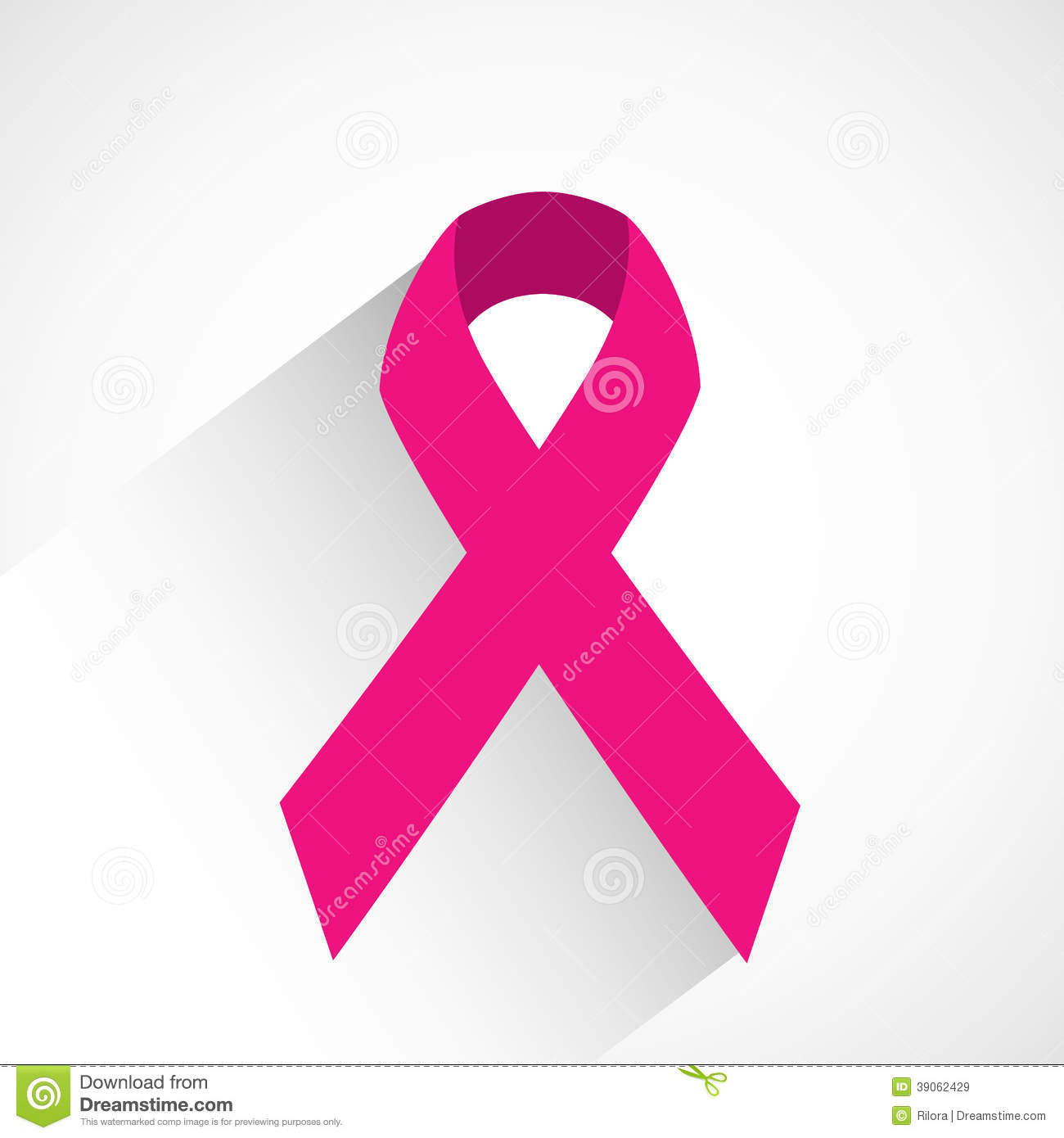 Cancer Awareness Ribbon Vector