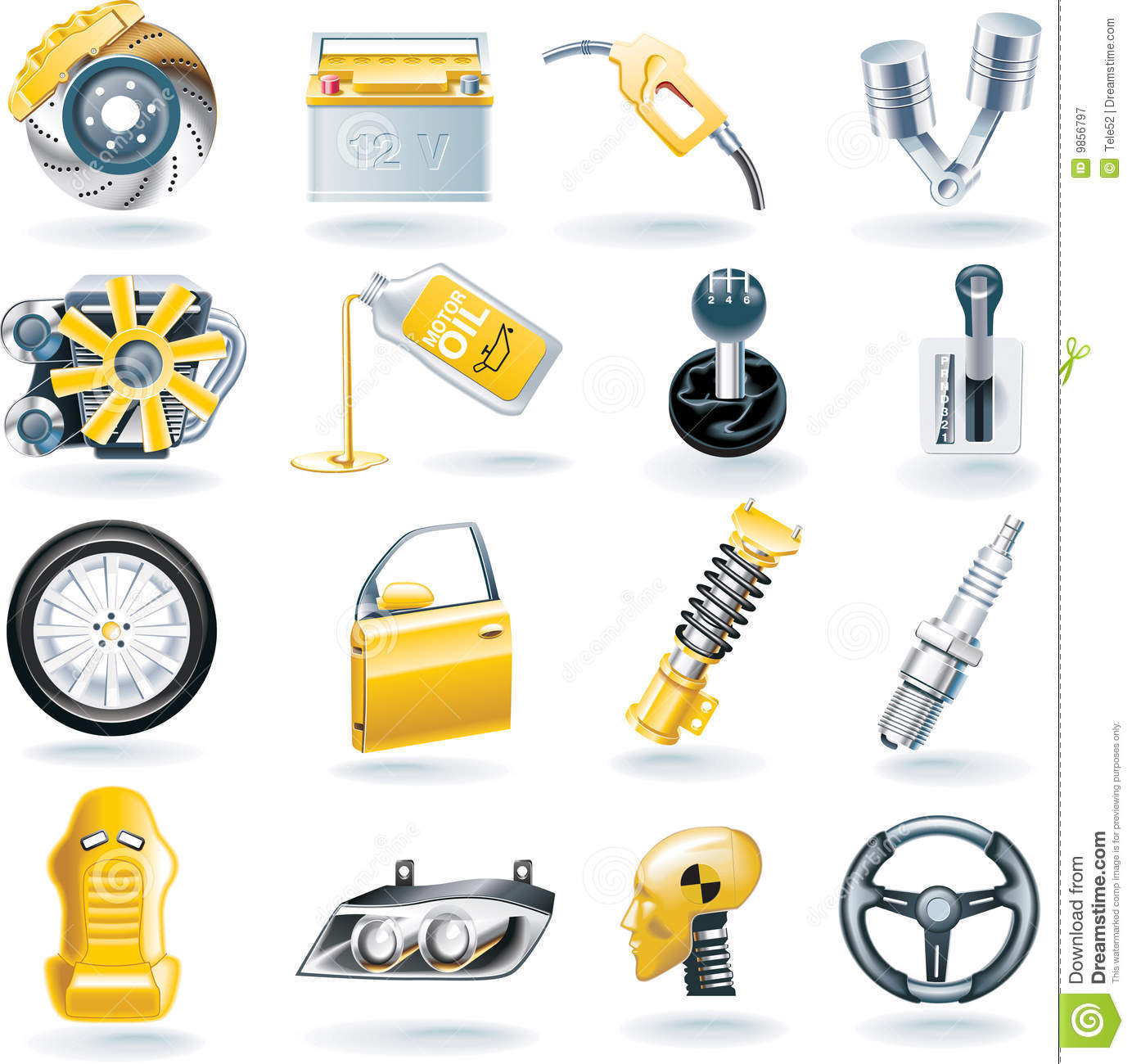 14 Icon Automotive Parts Images