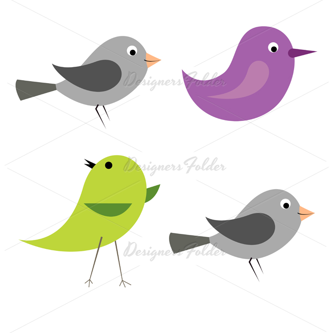 Cartoon Birds Vector