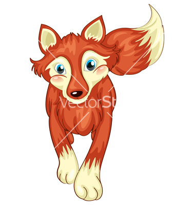 Cartoon Fox Standing Cartoon Fox Standing