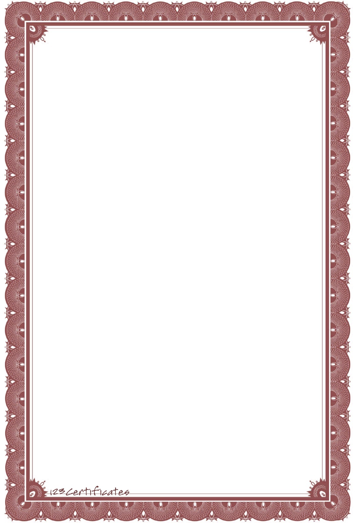 Certificate Borders Templates Free