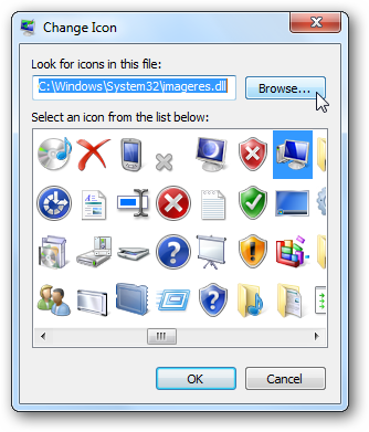 Change Icon Windows 7