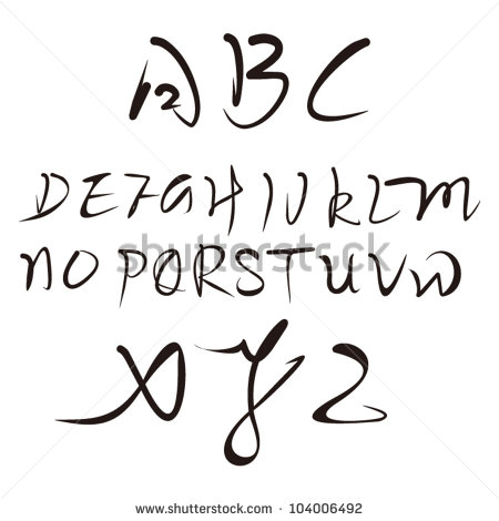 Chinese Calligraphy Font Chinese Calligraphy Font