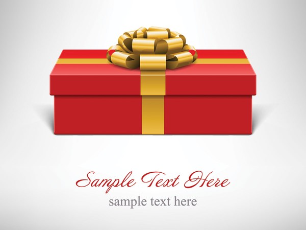 Christmas Gift Box Vector