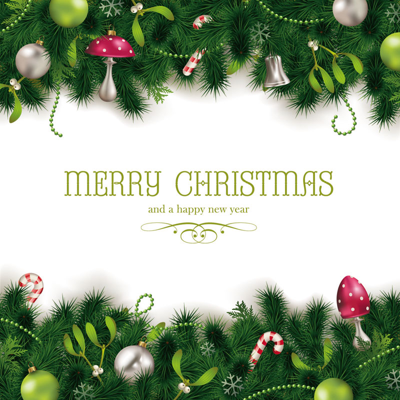 Christmas Greeting Card Borders