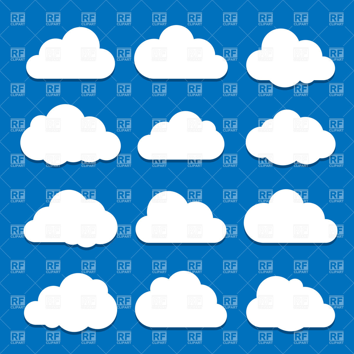 Cloud Vector Free Download