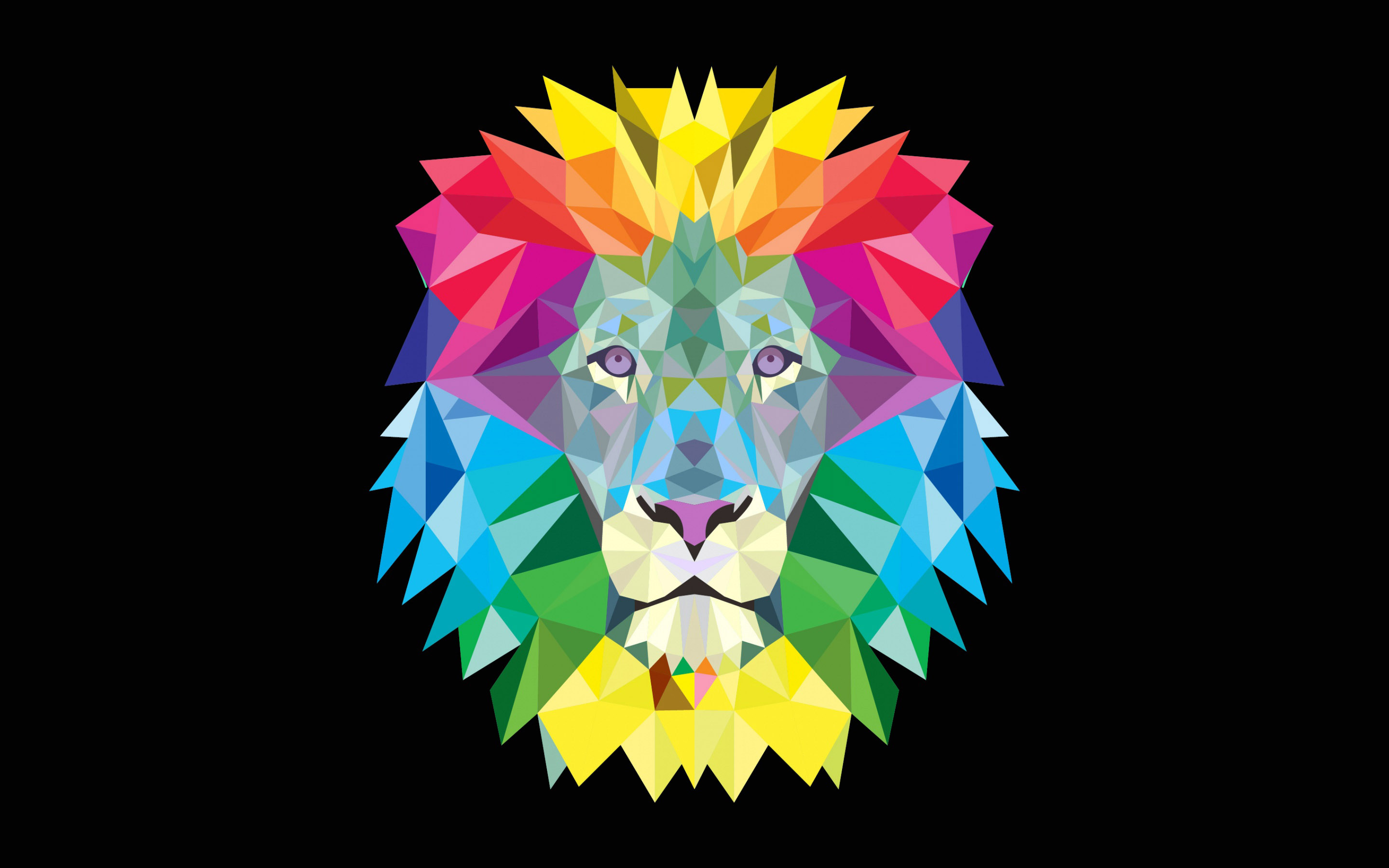 Colorful Lion Desktop