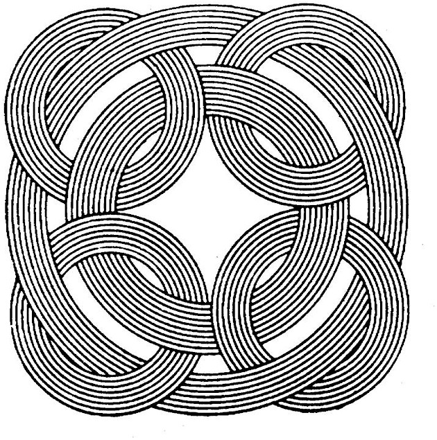 Coloring Page Shape Geometric Patterns