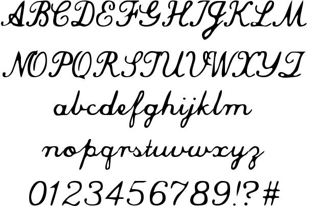 Commercial Script Font Commercial Script Font