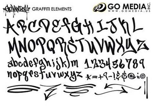 Cool Font Graffiti Alphabet Letters