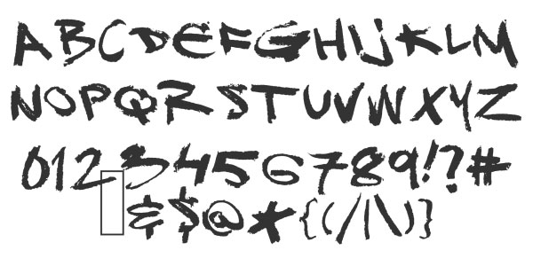 Cool Graffiti Alphabet Fonts