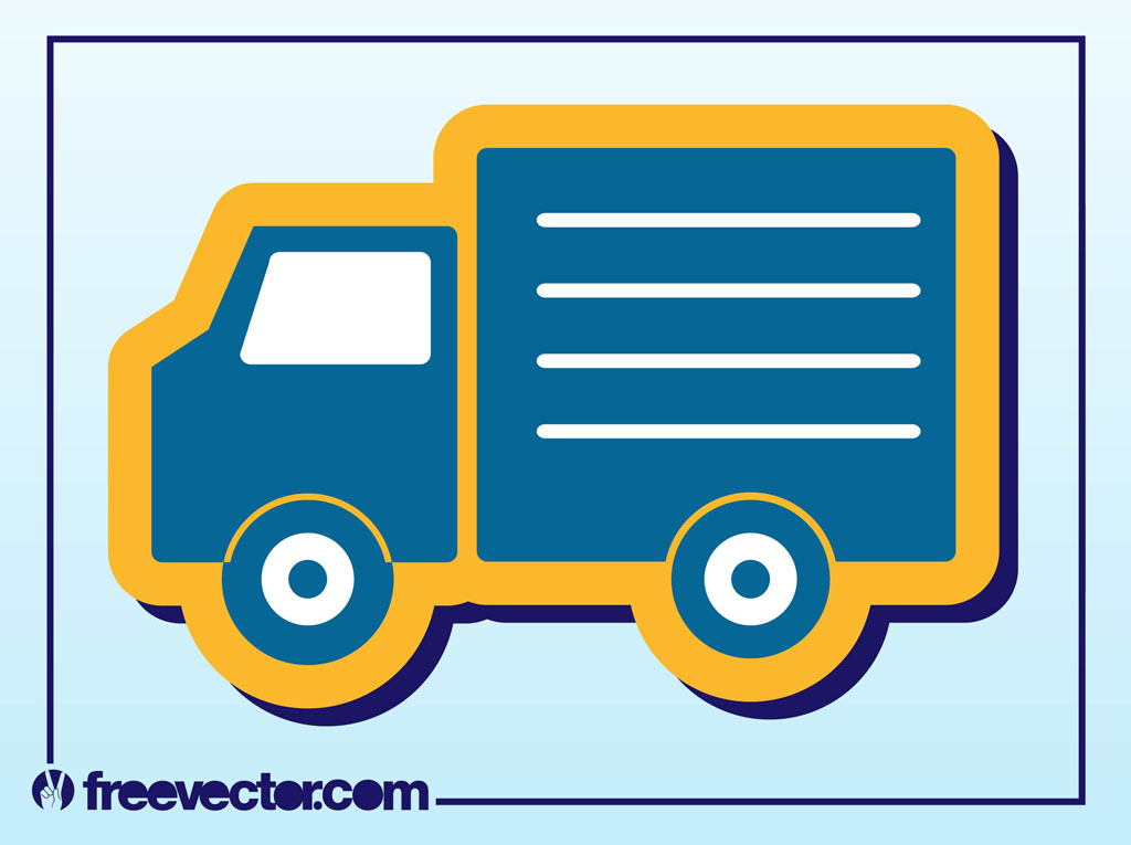 Delivery Truck Icon Vector