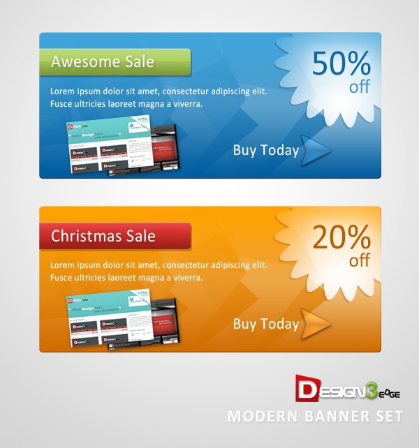 Download PSD Web Banner