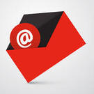 Email Envelope Icon Red