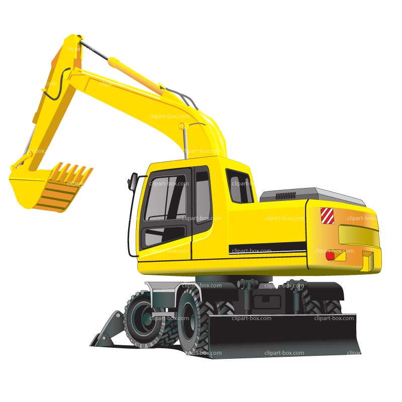 Excavator Tracks Clip Art