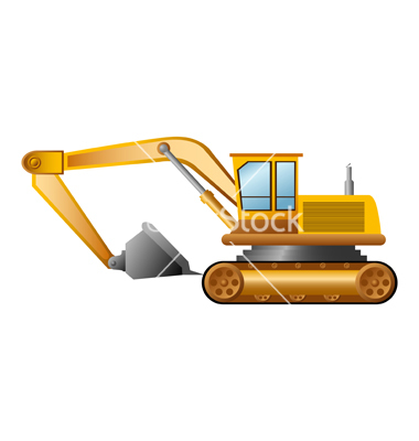 Excavator Vector