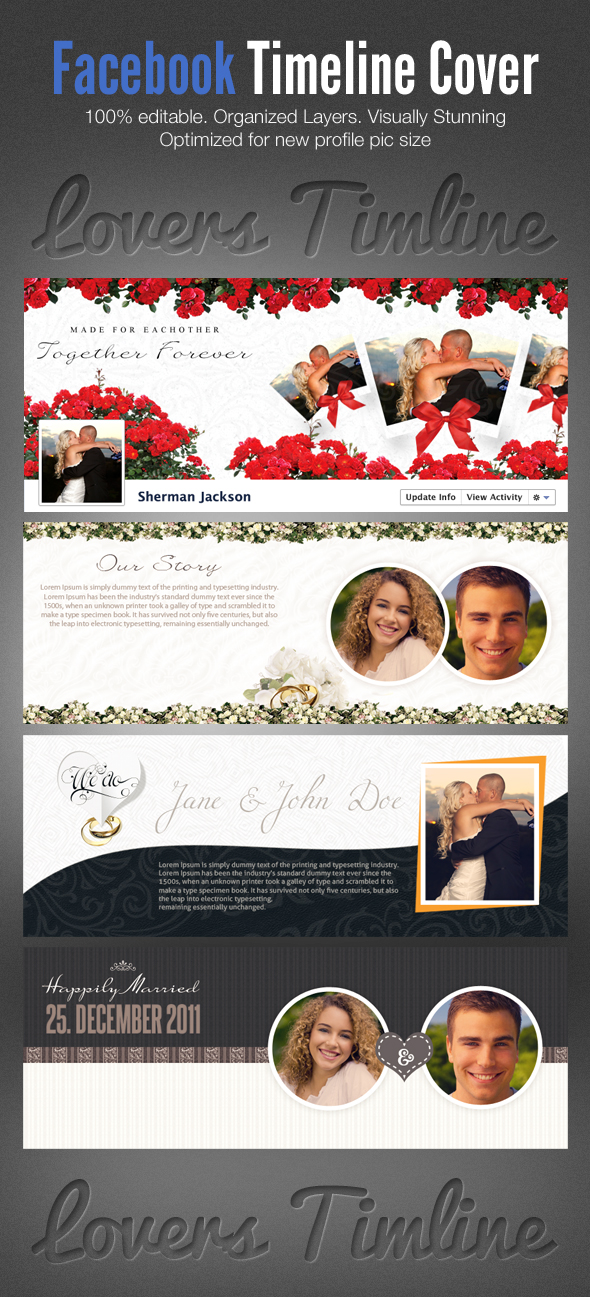 Facebook Timeline Cover Template Photoshop