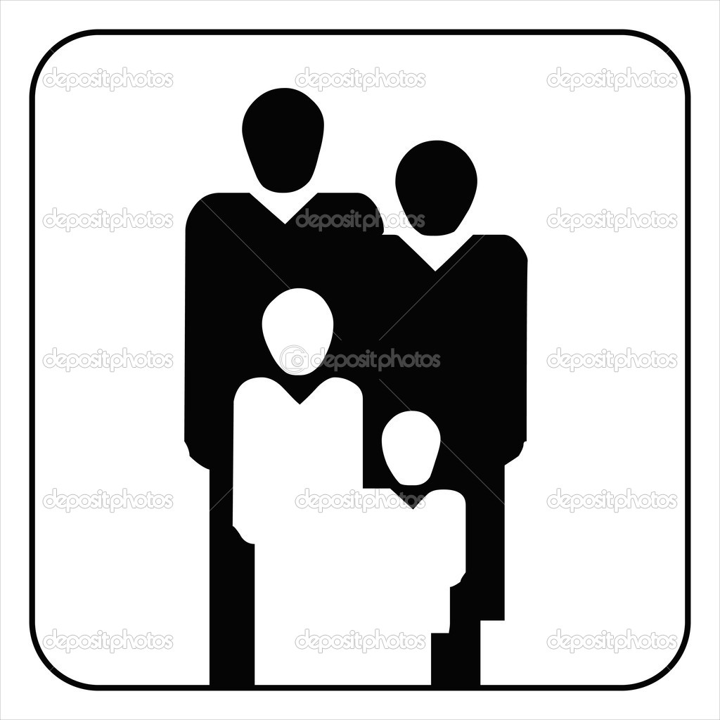 Family Silhouette Vector