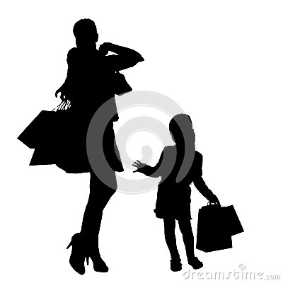 Family Silhouette Vector